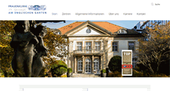 Desktop Screenshot of geisenhoferklinik.de